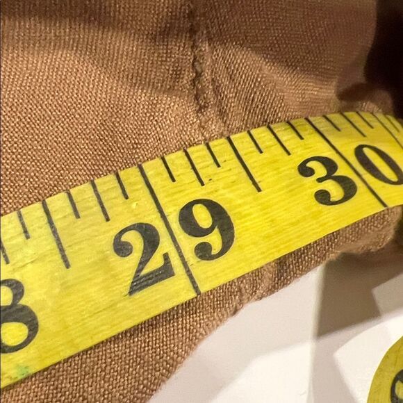 Ann Taylor LOFT Linen Blend Jumpsuit Size large Cargo Military Style - Picture 10 of 11